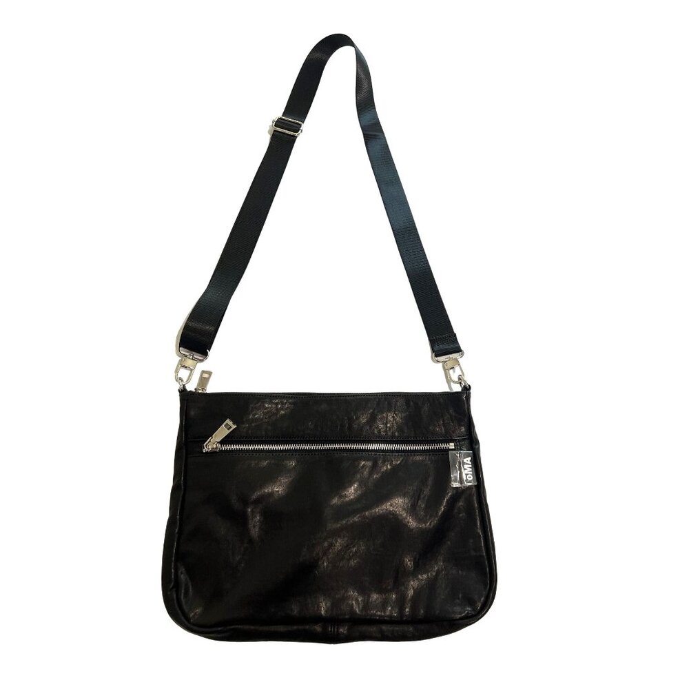 oMa Design Studios Medium Crossbody Bag in Black